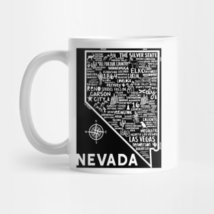 Nevada Map Mug